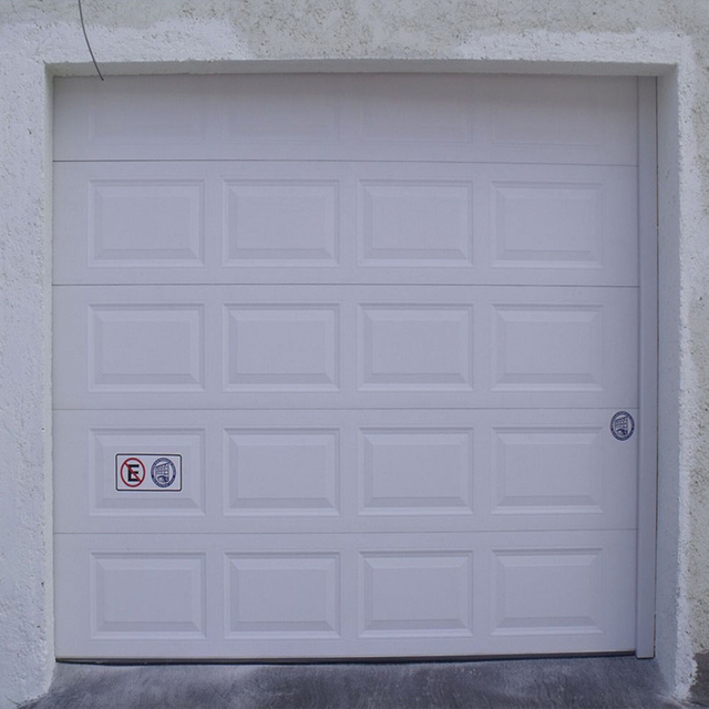Porta de garagem residencial de estilo quadrado de pressão