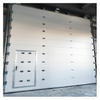 Portas seccionais industriais de alta qualidade para edifícios de fábricas, portas comerciais com porta
