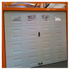 Porta de garagem manual anti-aperto personalizada direta da fábrica com janelas