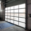 Portas de garagem com vista total de vidro e alumínio